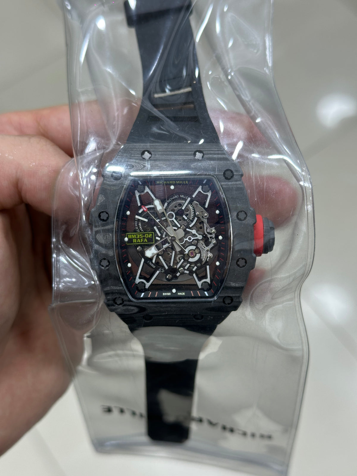 RM35-02 Rafael Nadal — shown with its presentation box