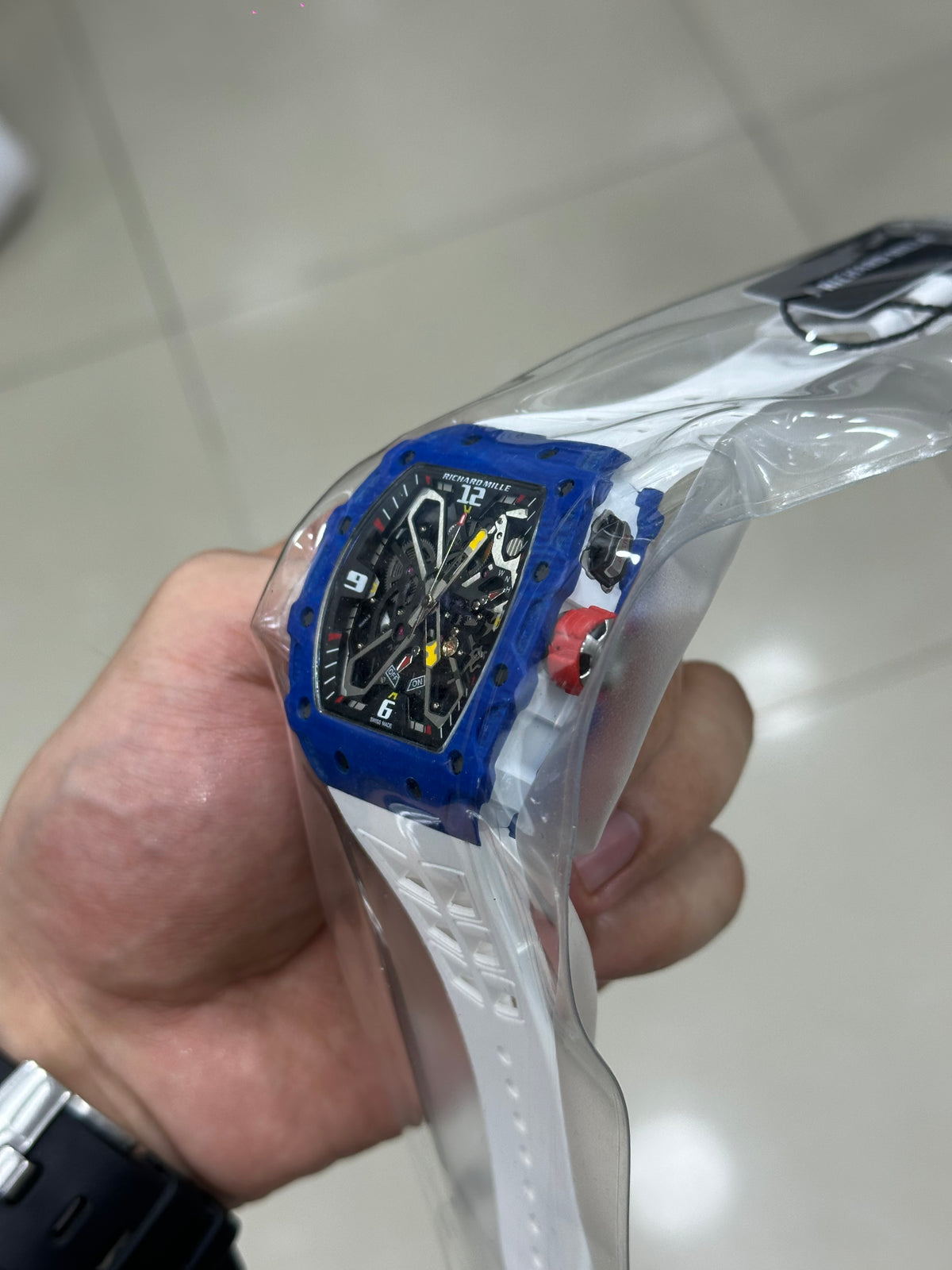 RM35-03 Rafael Nadal blue quartz — additional photo of the watch in stock