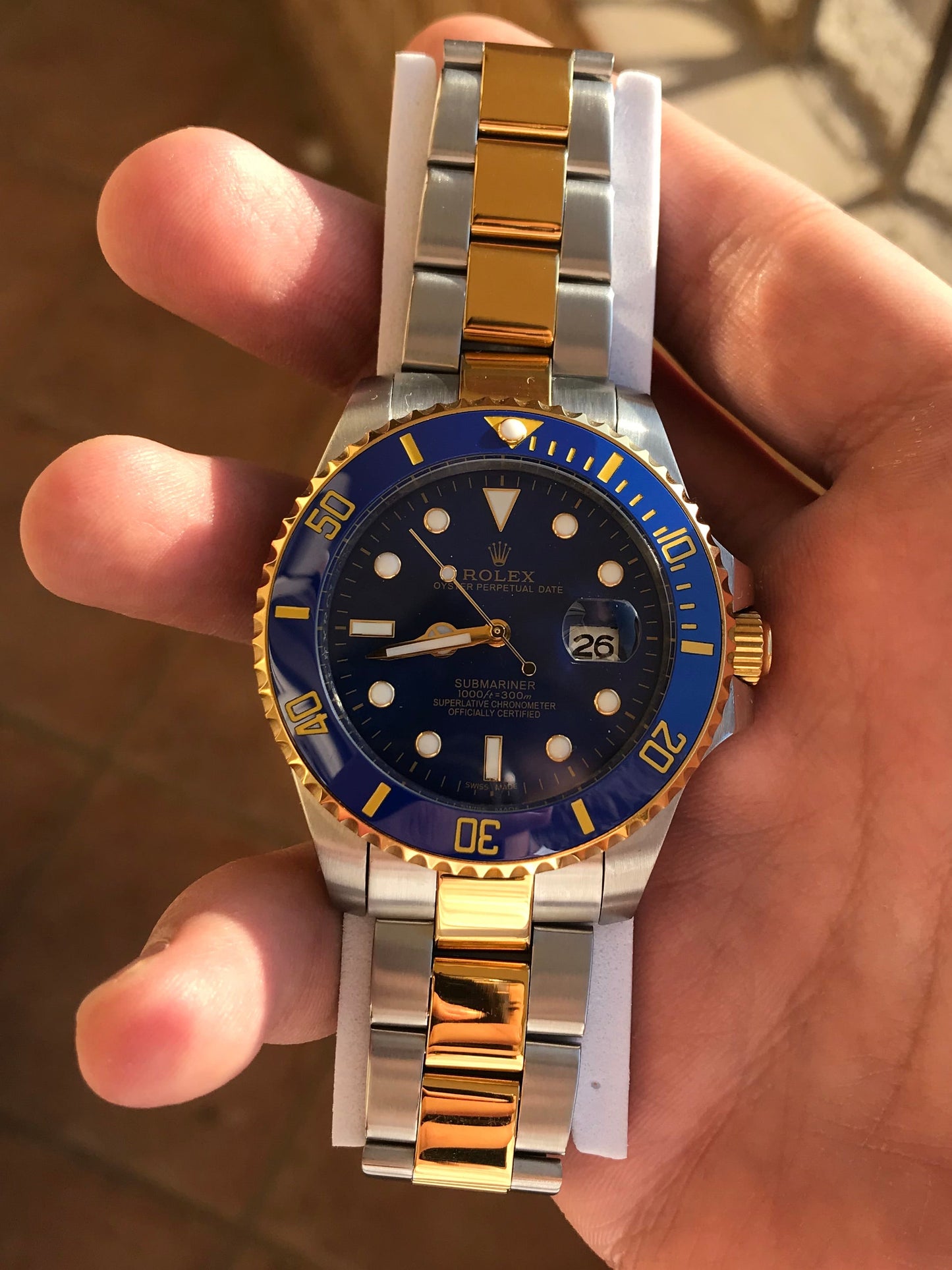 Rolex Submariner blue
