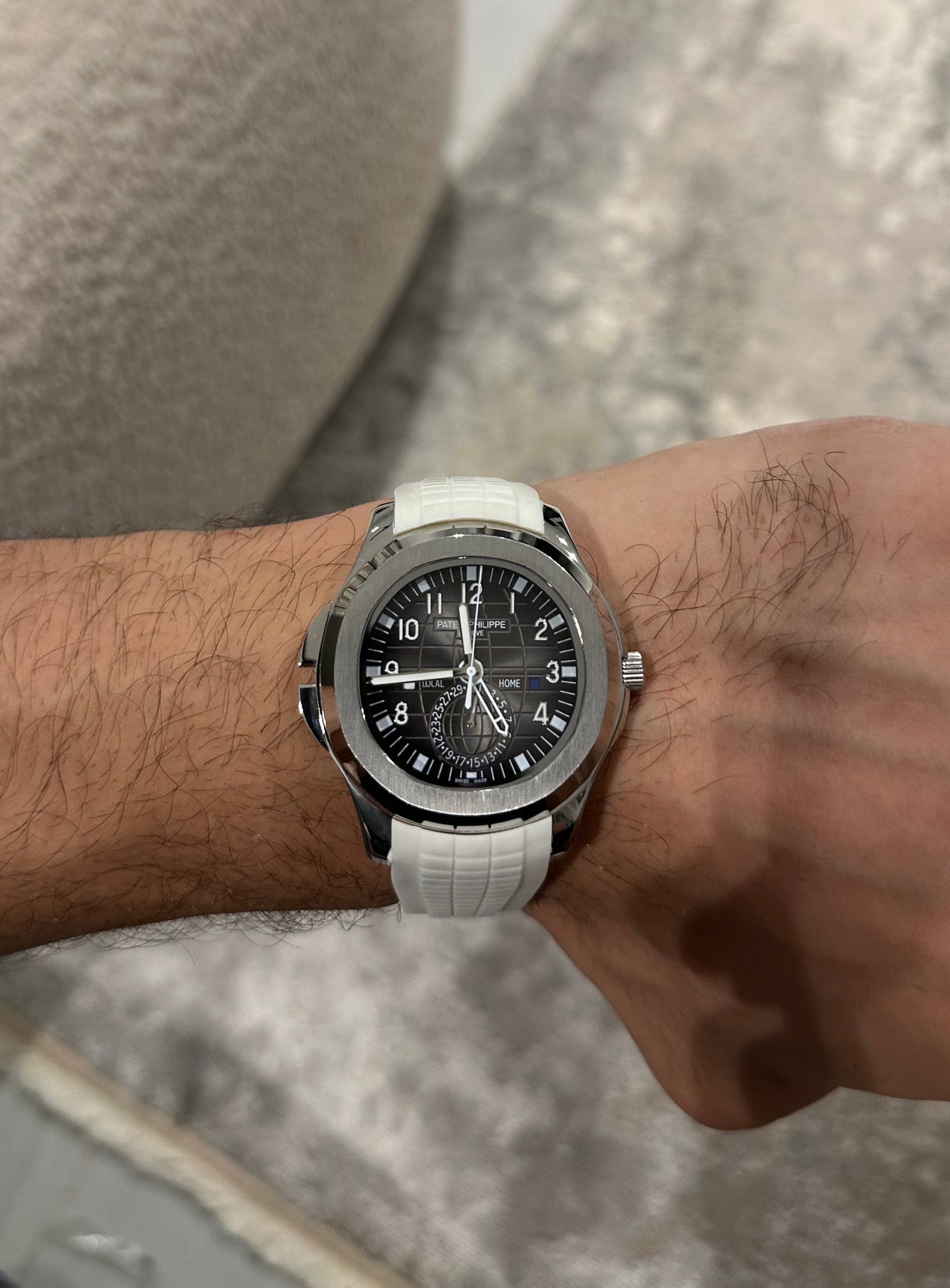 Patekphilippe - travel time with white strap limited edition
