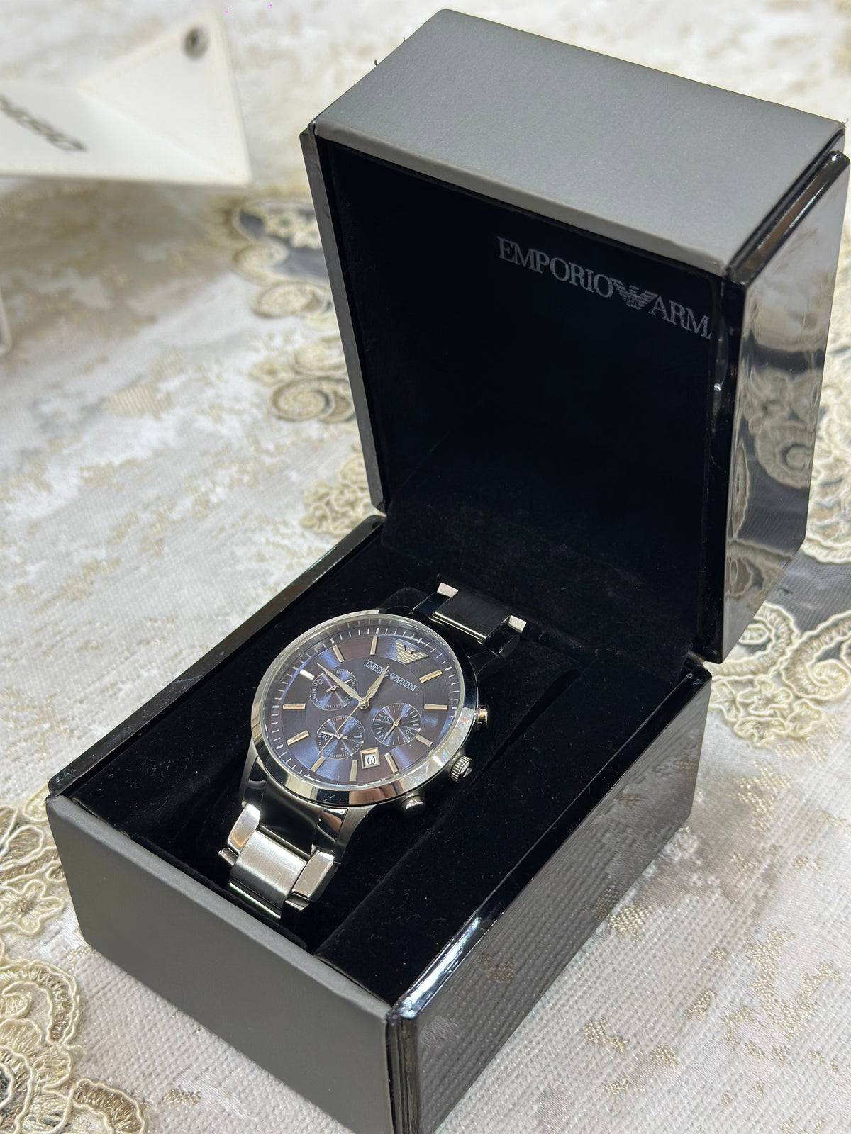 Emporio Armani AR2448 — steel bracelet detail