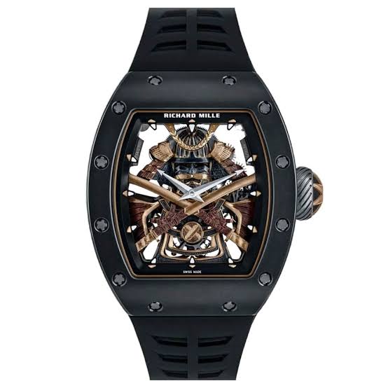 RM47 — tonneau case, skeleton dial, front view