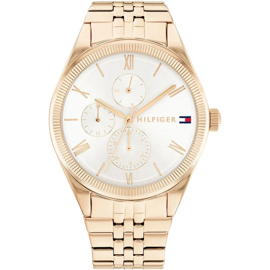 Tommy Hilfiger Monica 1782592 — gold-tone case, champagne dial, front view