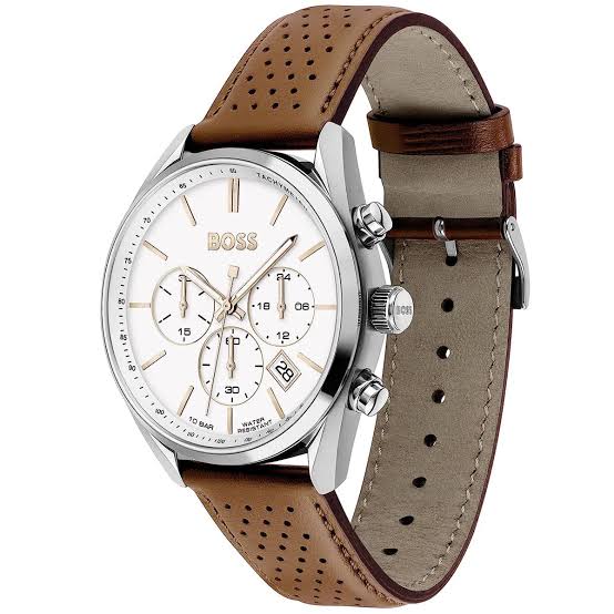 Hugo Boss Grand Prix — dial and sub-dials close-up