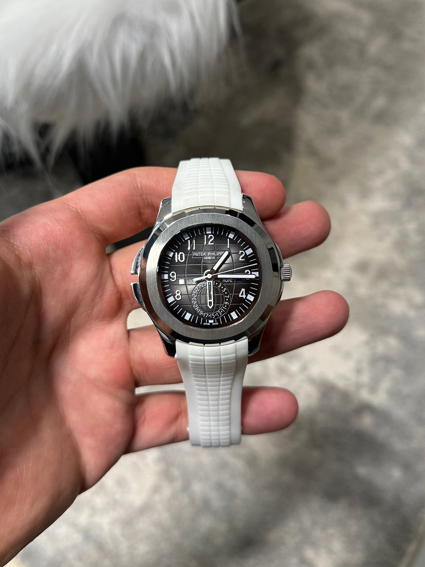 Patekphilippe - travel time with white strap limited edition