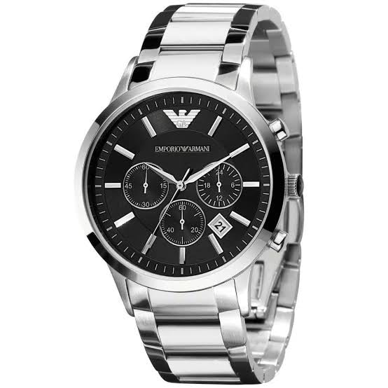 Emporio Armani Renato — dial and sub-dials close-up