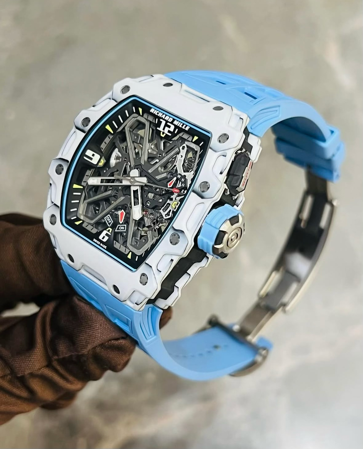 RM 35-03 Rafael Nadal — rubber strap detail