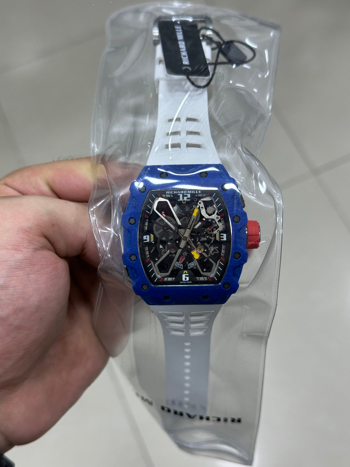 RM35-03 Rafael Nadal blue quartz — caseback