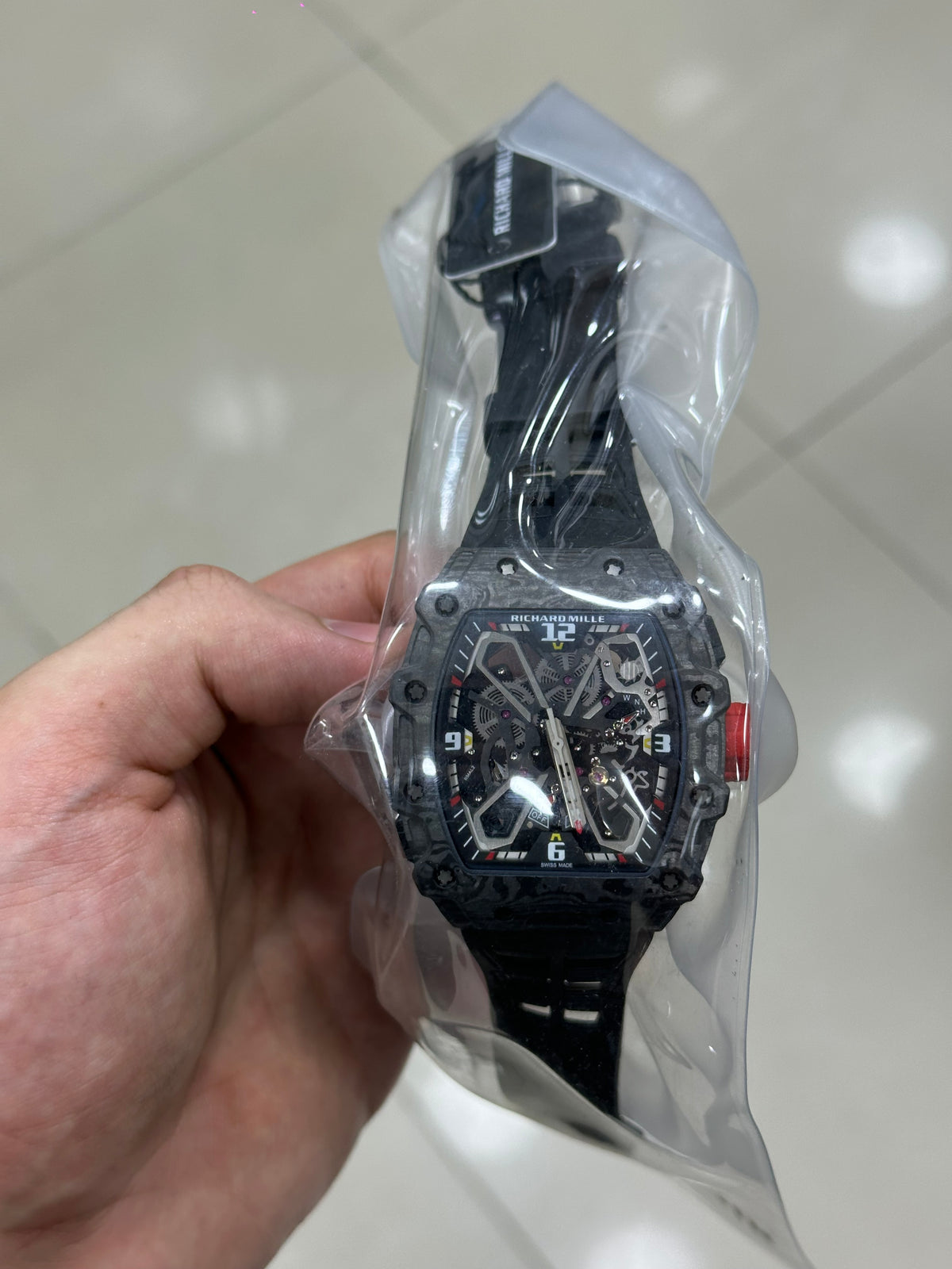RM35-03 Rafa — held in hand, showing size