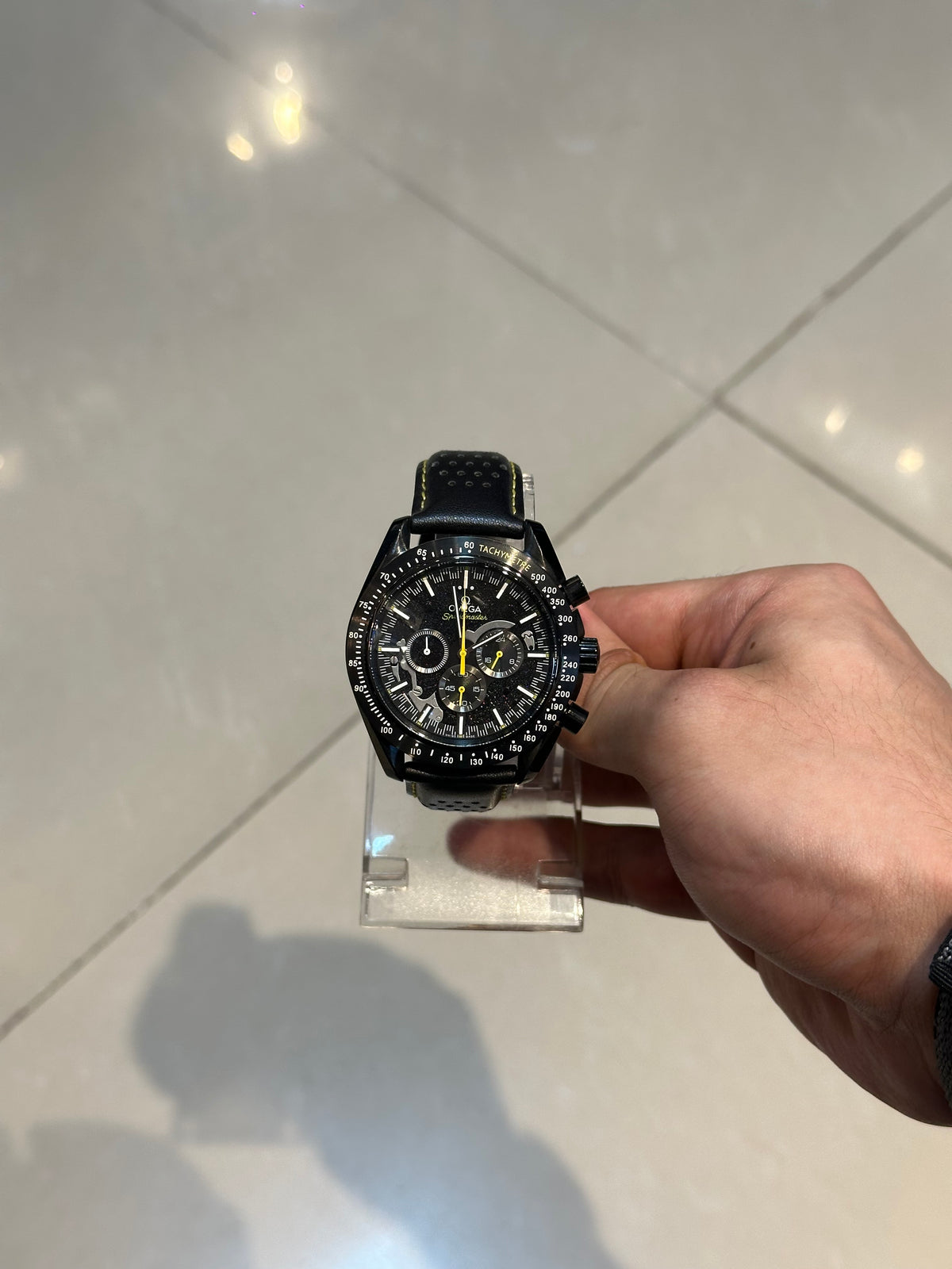 Speedmaster Dark Side of the Moon — strap detail