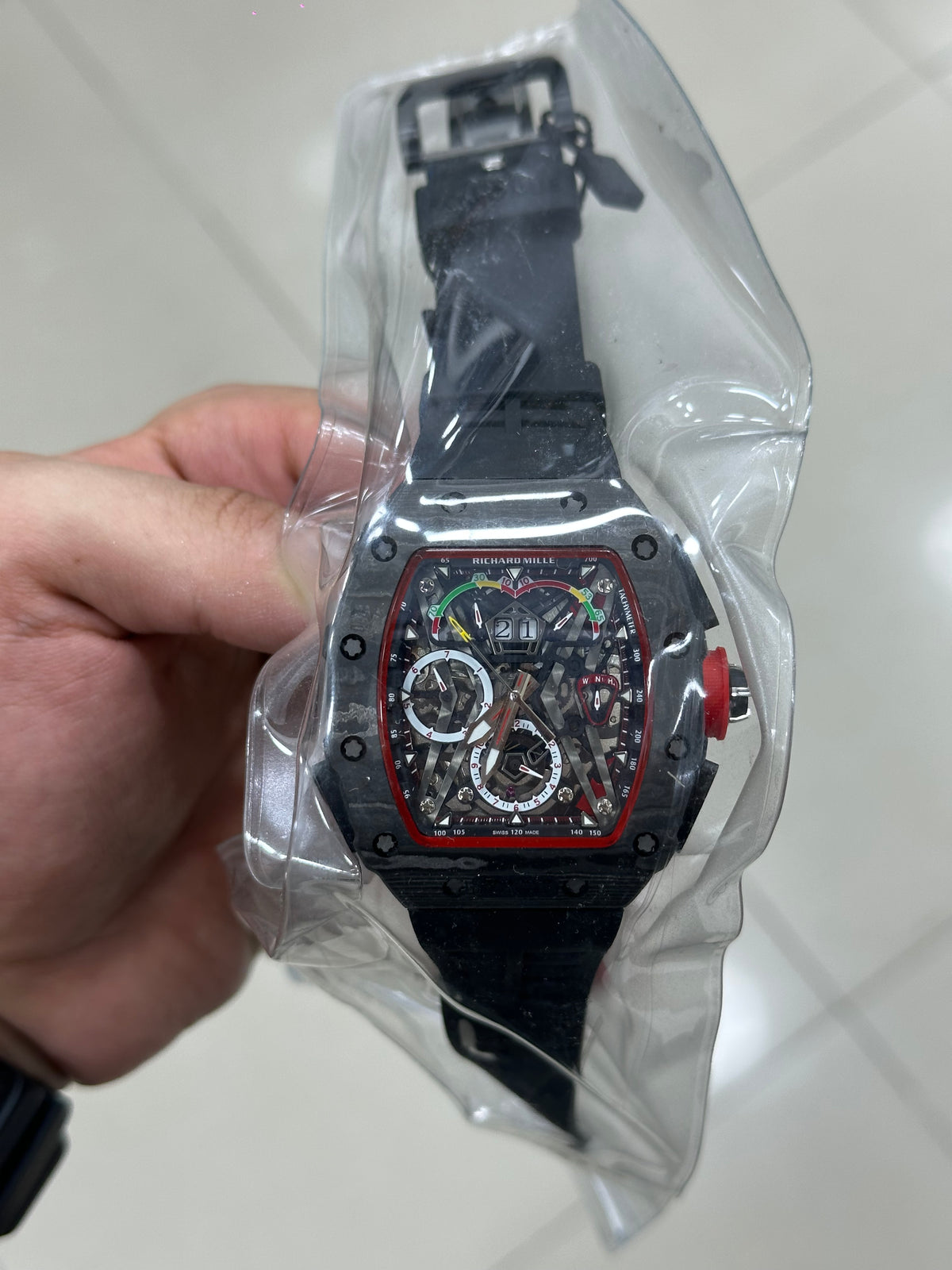 RM50-03 McLaren F1 — case profile and crown
