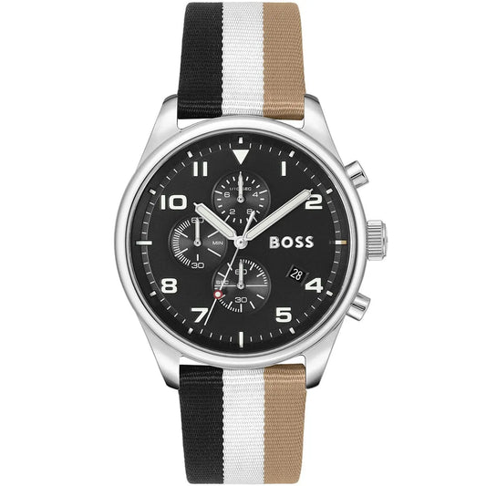 Hugo Boss men's watch — front view of the dial and case