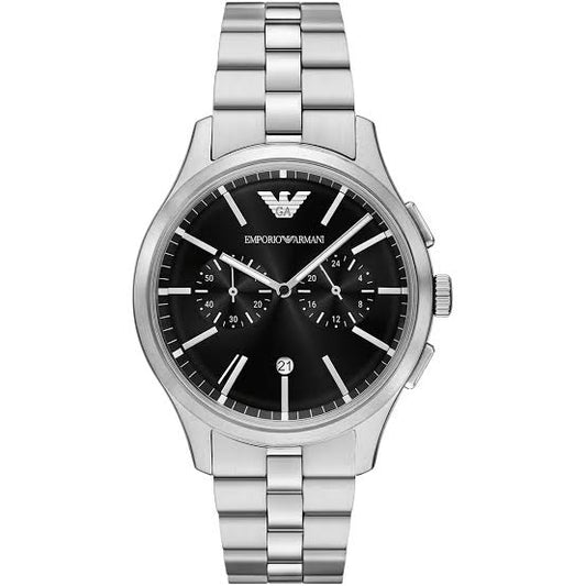 Emporio Armani Dario — front view of the dial and case