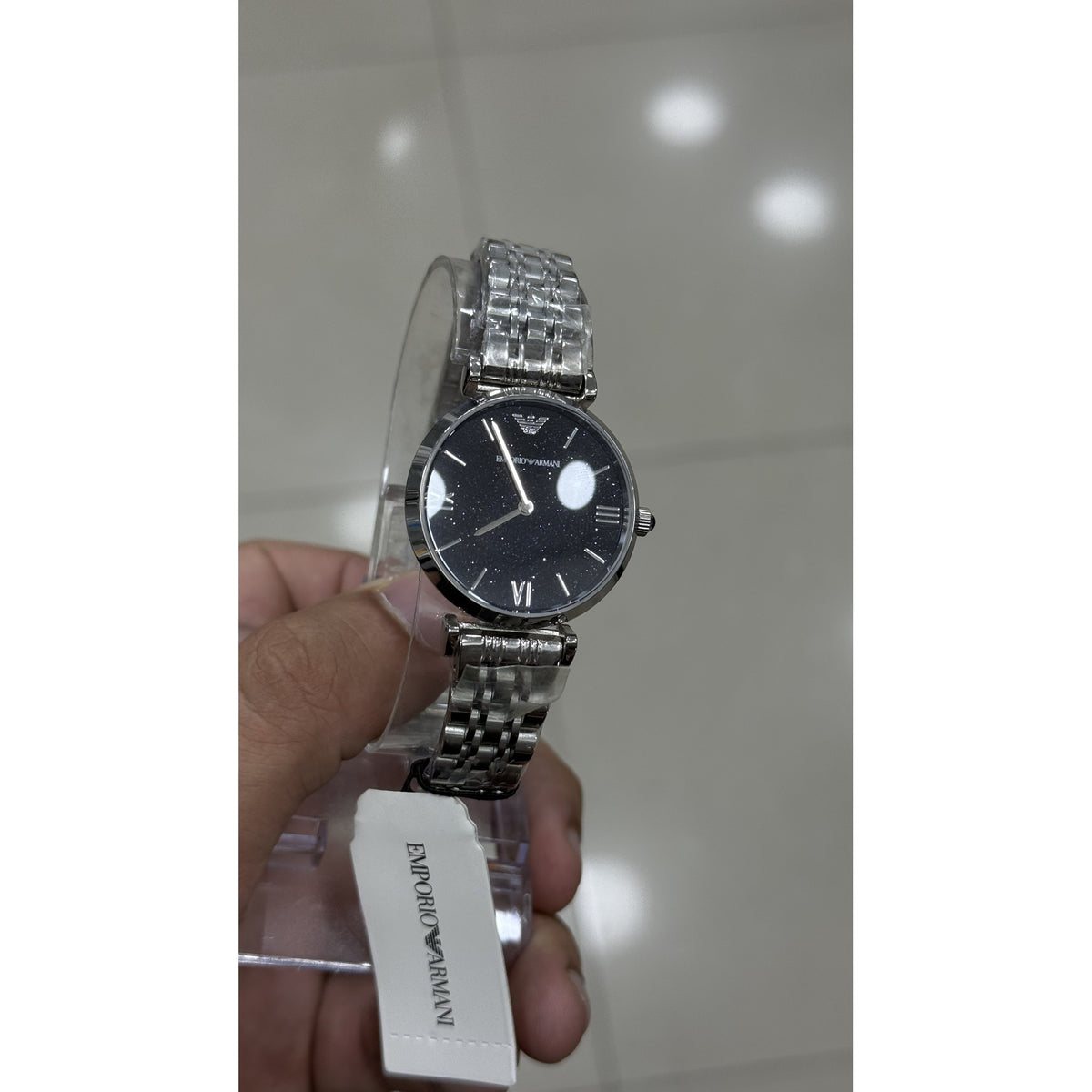 Real photo of the AR11091 - full view with the steel bracelet