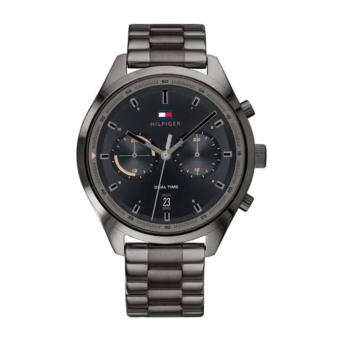 Tommy Hilfiger Bennett — front view of the dial and case