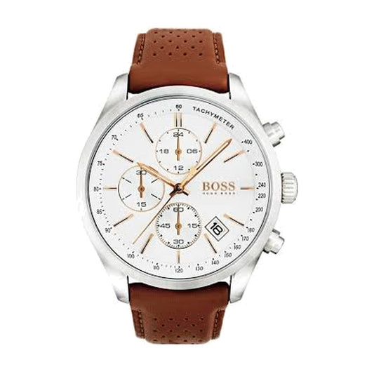 Hugo Boss Grand Prix — front view of the dial and case
