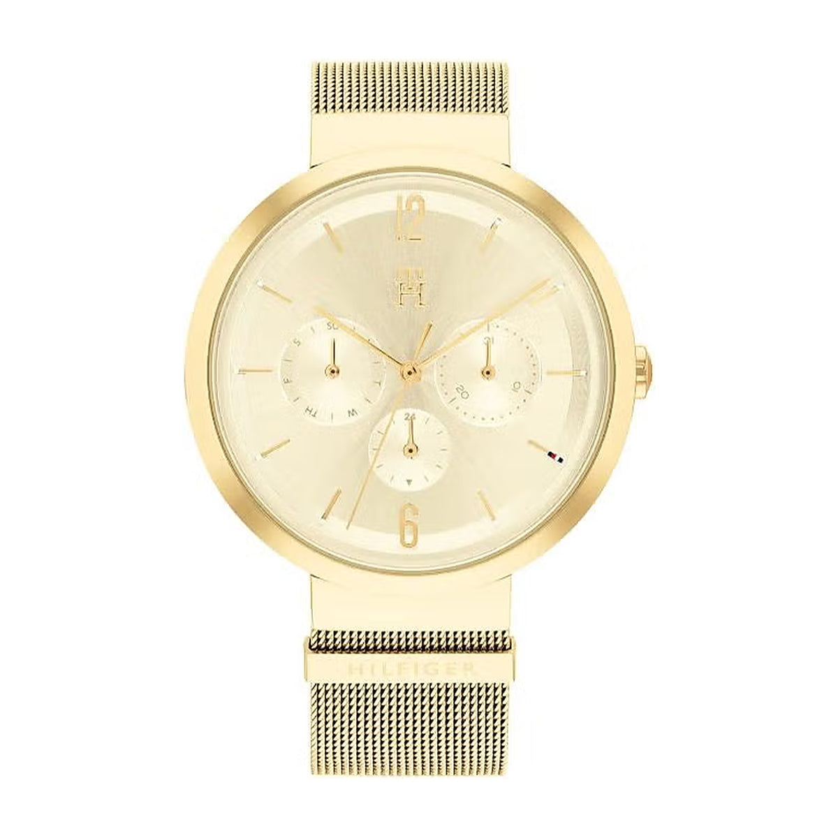 Tommy Hilfiger Lidia 1782539 gold-tone mesh watch with champagne dial